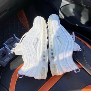 Nike air max size 8 white mens